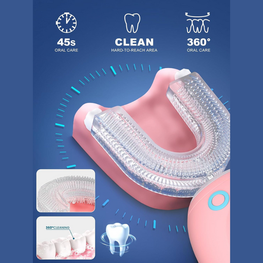 Milo & Moon 360° U-Vormige Elektrische Kindertandenborstel – Complete set