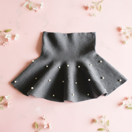 Perlette meisjes rok gebreid - Milo & Moon