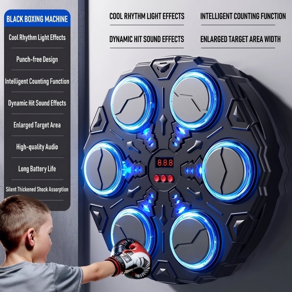 BoxingBeat – Interactieve Boksmachine met Licht en Ritme