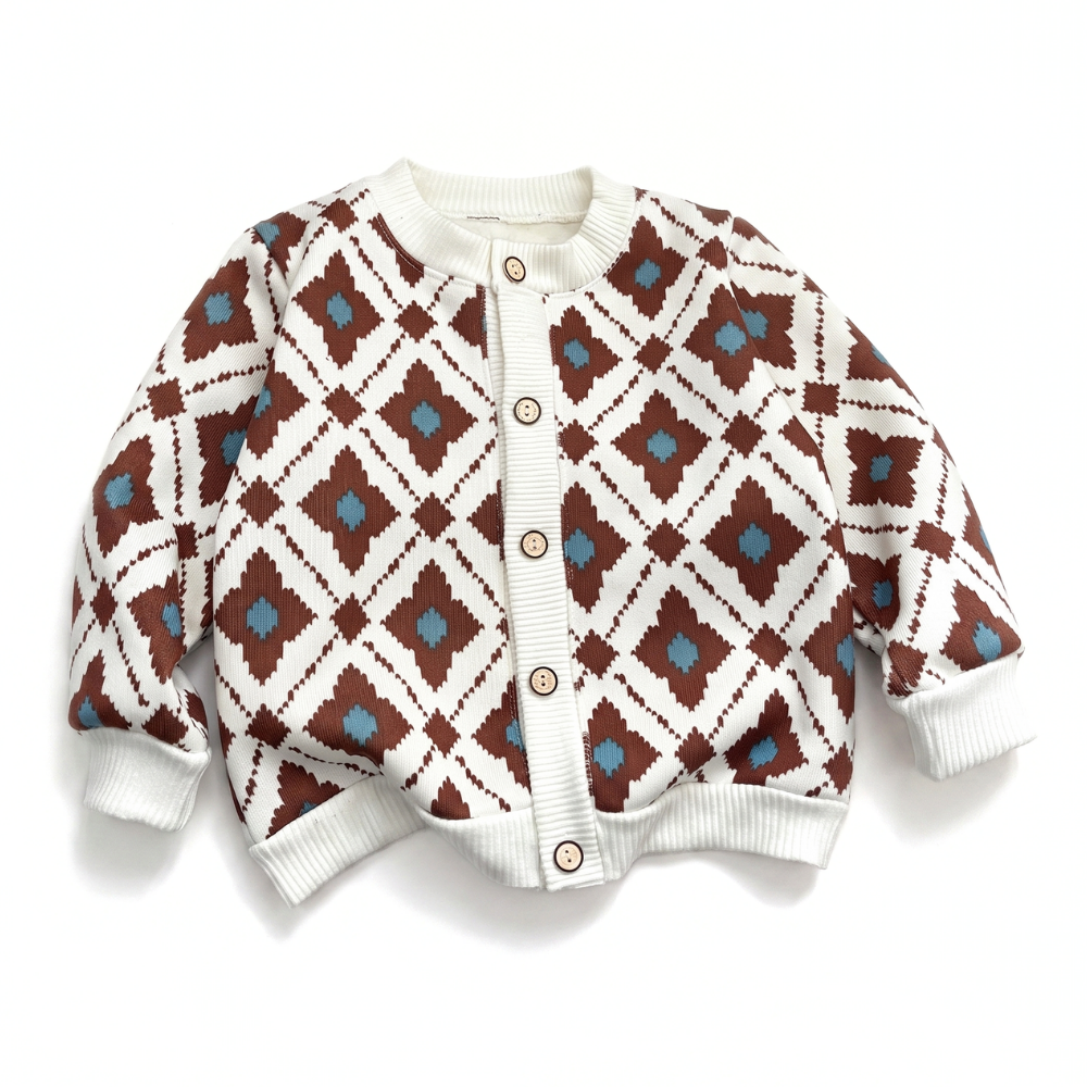 CozyKnit – Kinder Vest met Knopen voor Jongens en Meisjes
