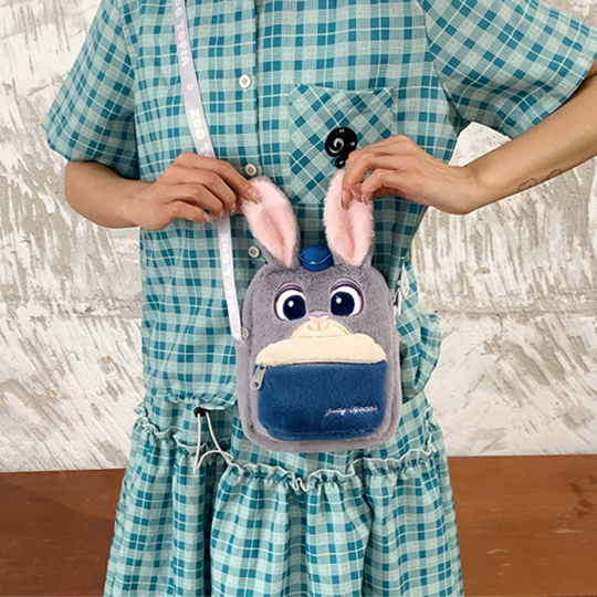 PlushBuddy – Pluche Cartoon Crossbody Tas