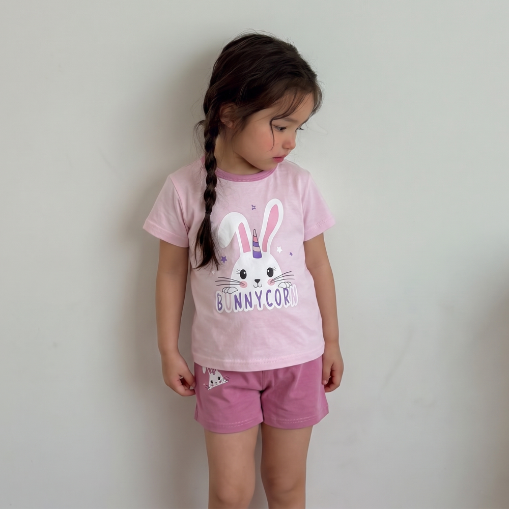 HappySprout – Kinder Zomerset met Cartoonprint