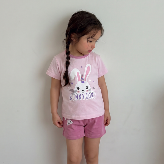 HappySprout – Kinder Zomerset met Cartoonprint