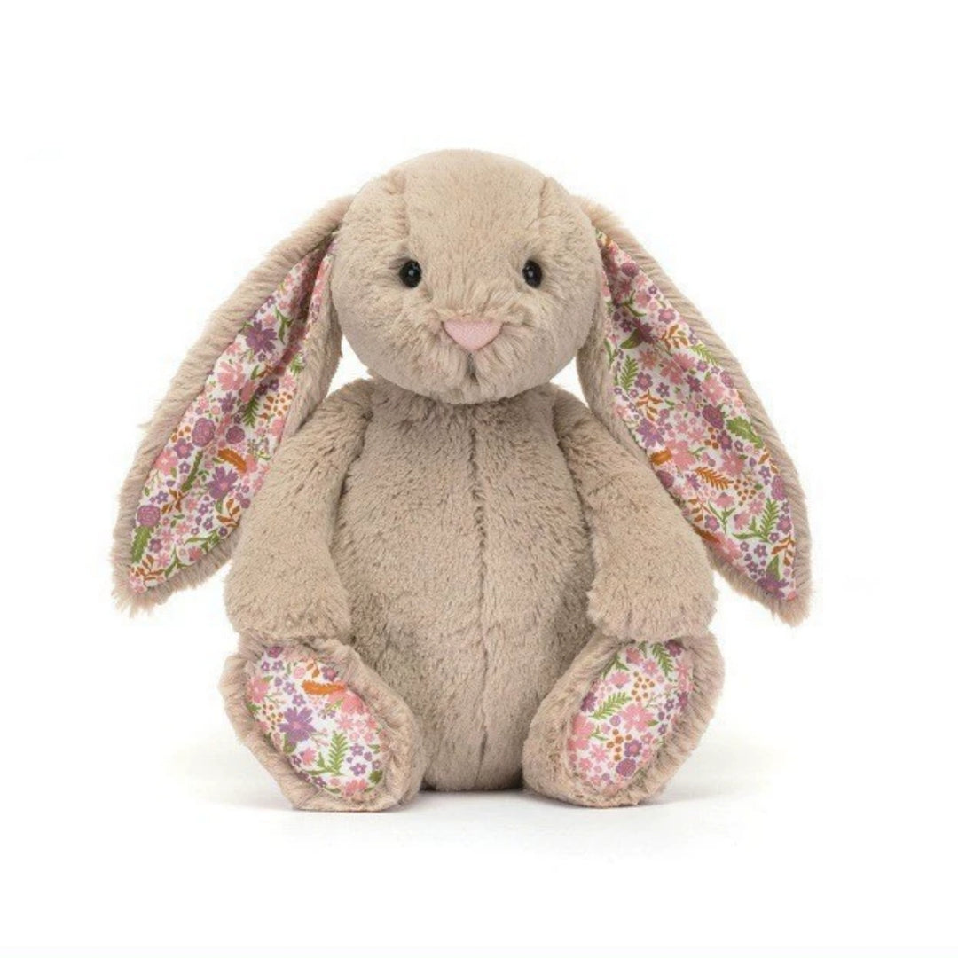 FloraBunny – Grote Konijn Knuffel met Bloemenoren (30 cm)