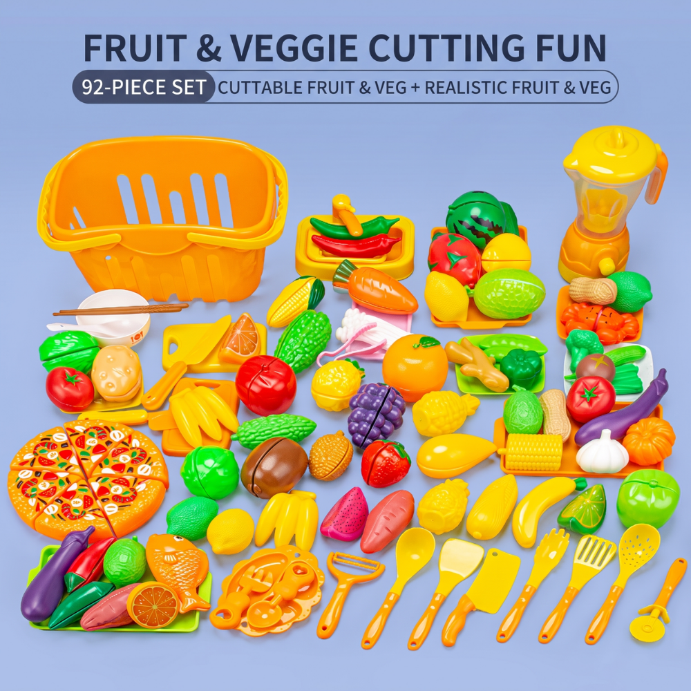 MiniChef – Speelgoed Fruit- en Groentesnijset