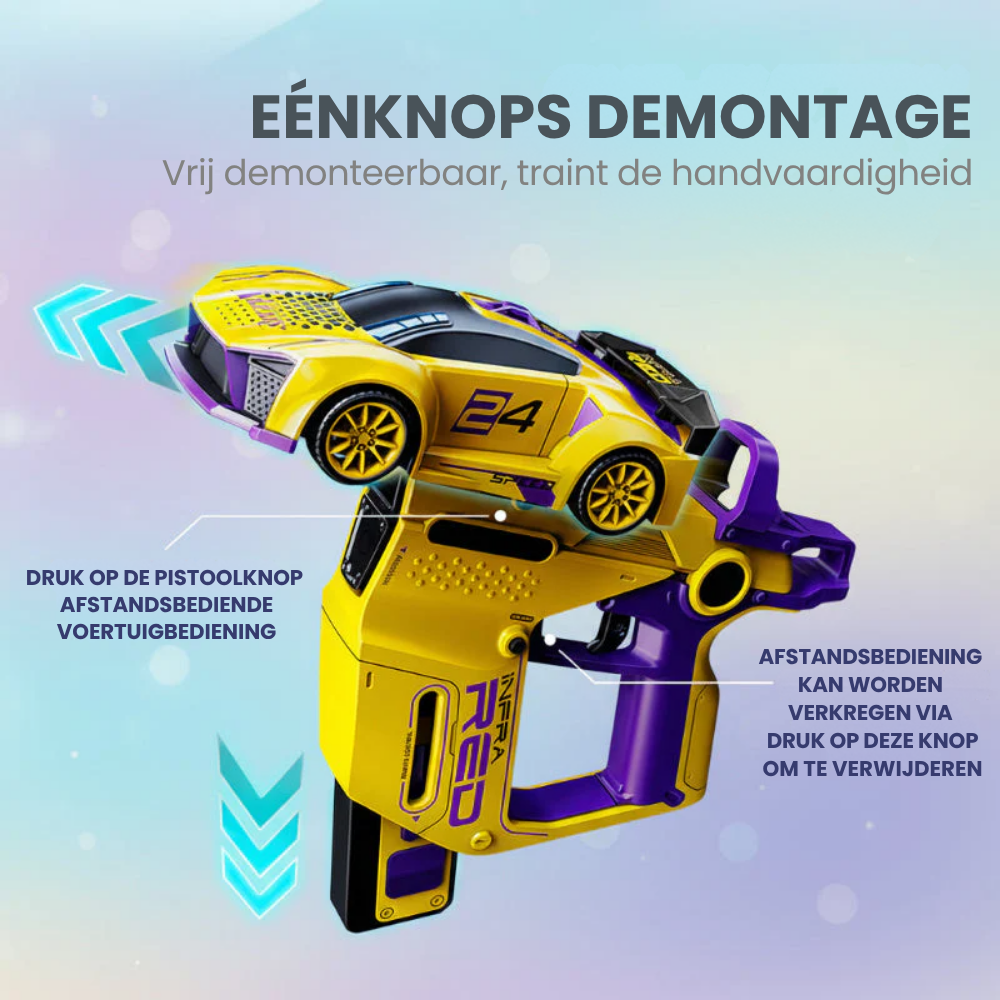 StuntRacer – RC Stuntauto met Schietspel