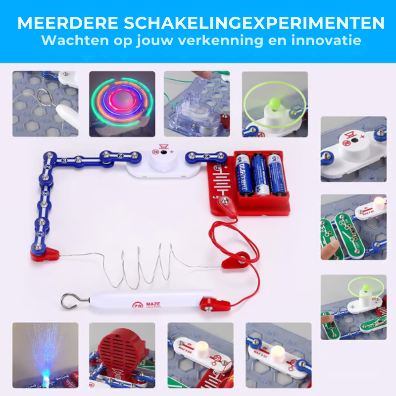 CircuitMaster™ – Elektronische Bouwset met 300 Experimentele Projecten