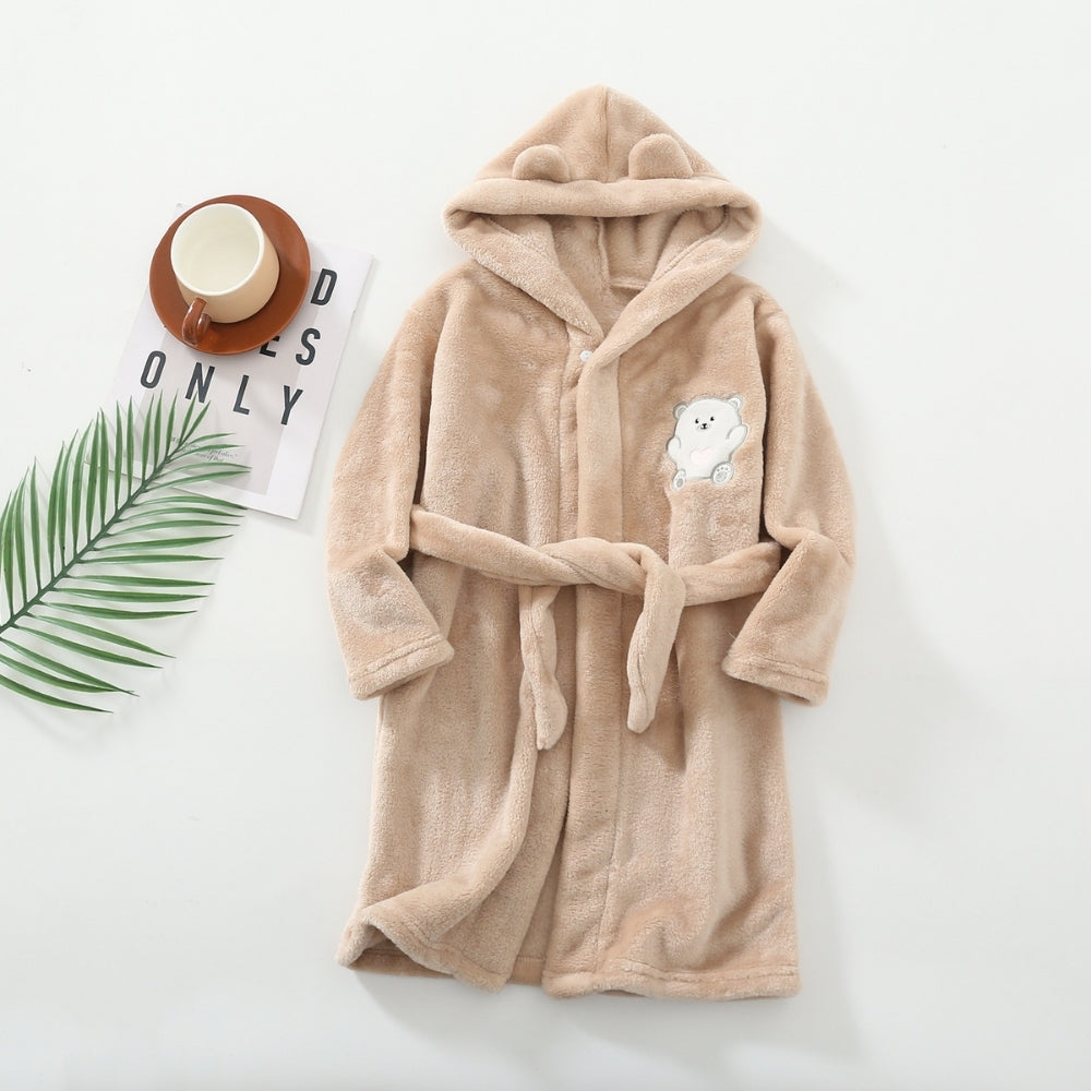 CozyNest – Warme Kinderbadjas met Capuchon