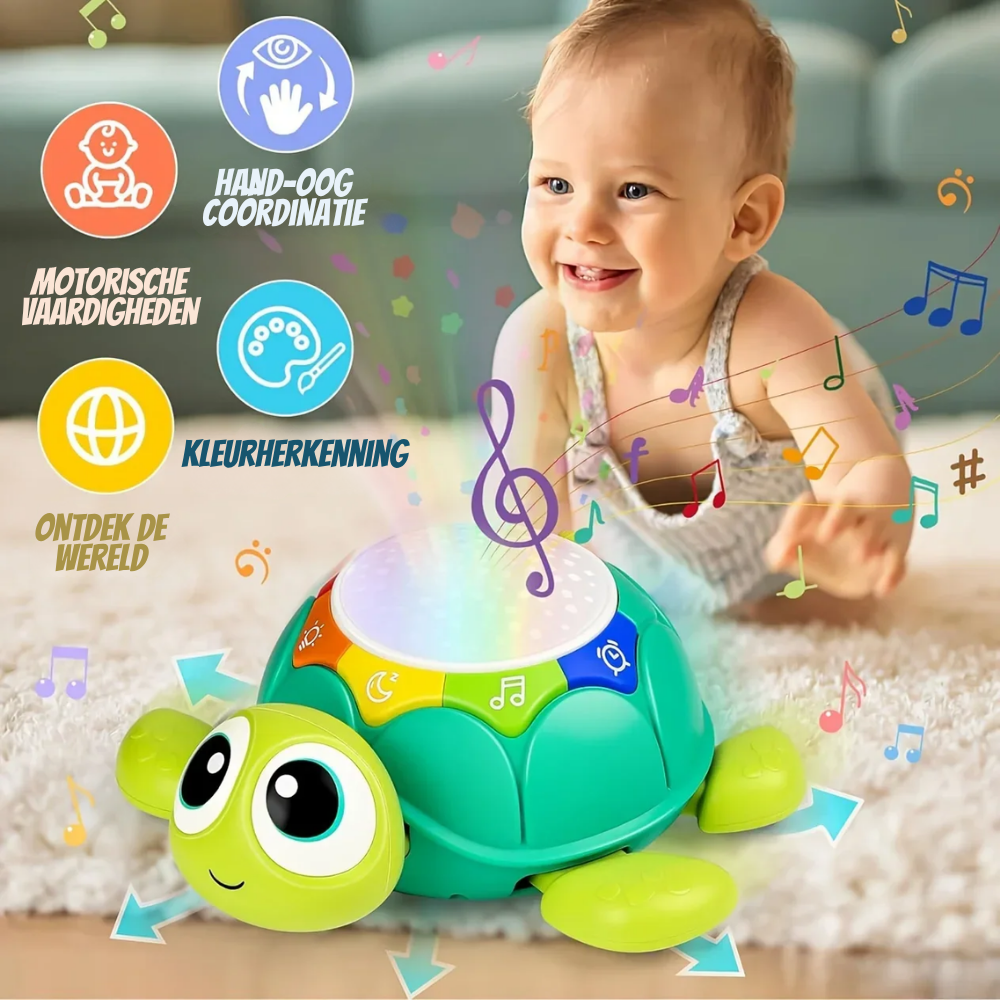 StarTurtle – Baby Sterprojector met Muziek en Licht
