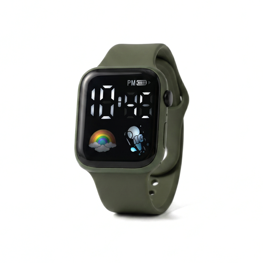 AstroGlow – Astronaut LED Horloge met Siliconen Band