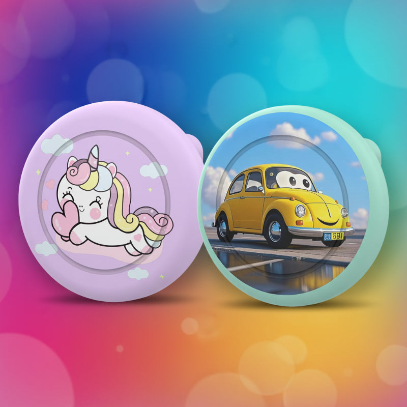 SafePin – AirTag + Hoesje met Broche