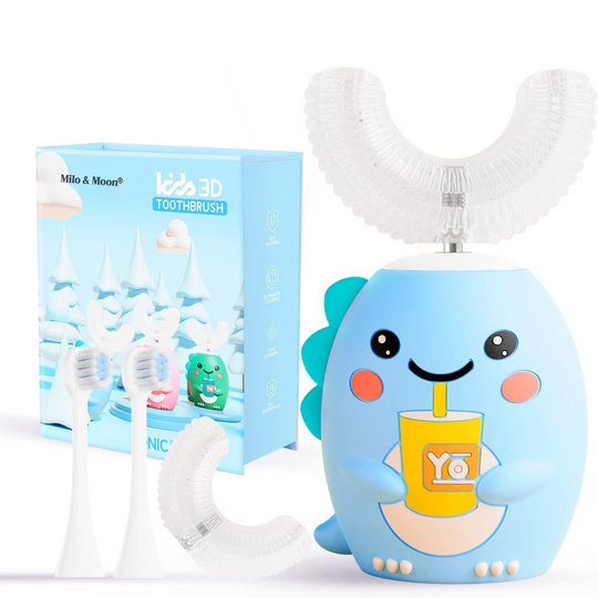 MiloBrush™ Dino Edition – Elektrische U-vormige Kindertandenborstel 2-12 Jaar