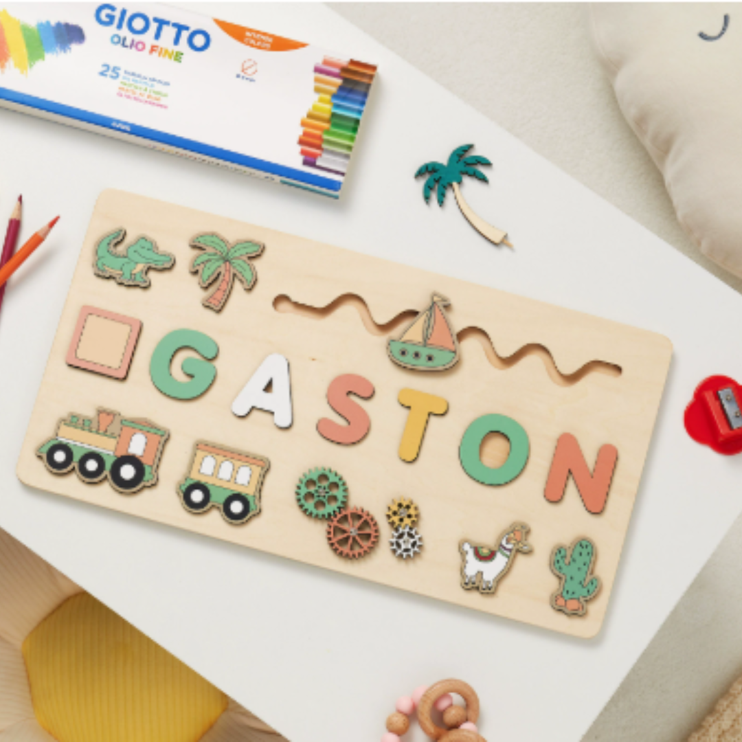 NamePuzzle – Gepersonaliseerde Houten Naampuzzel