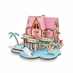 BeachCottage – 3D Houten Bouwpuzzel Strandhuis