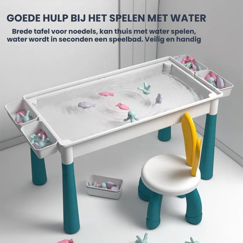 MultiPlay™ – 6-in-1 Speeltafel – Creatief & Educatief Speelcentrum