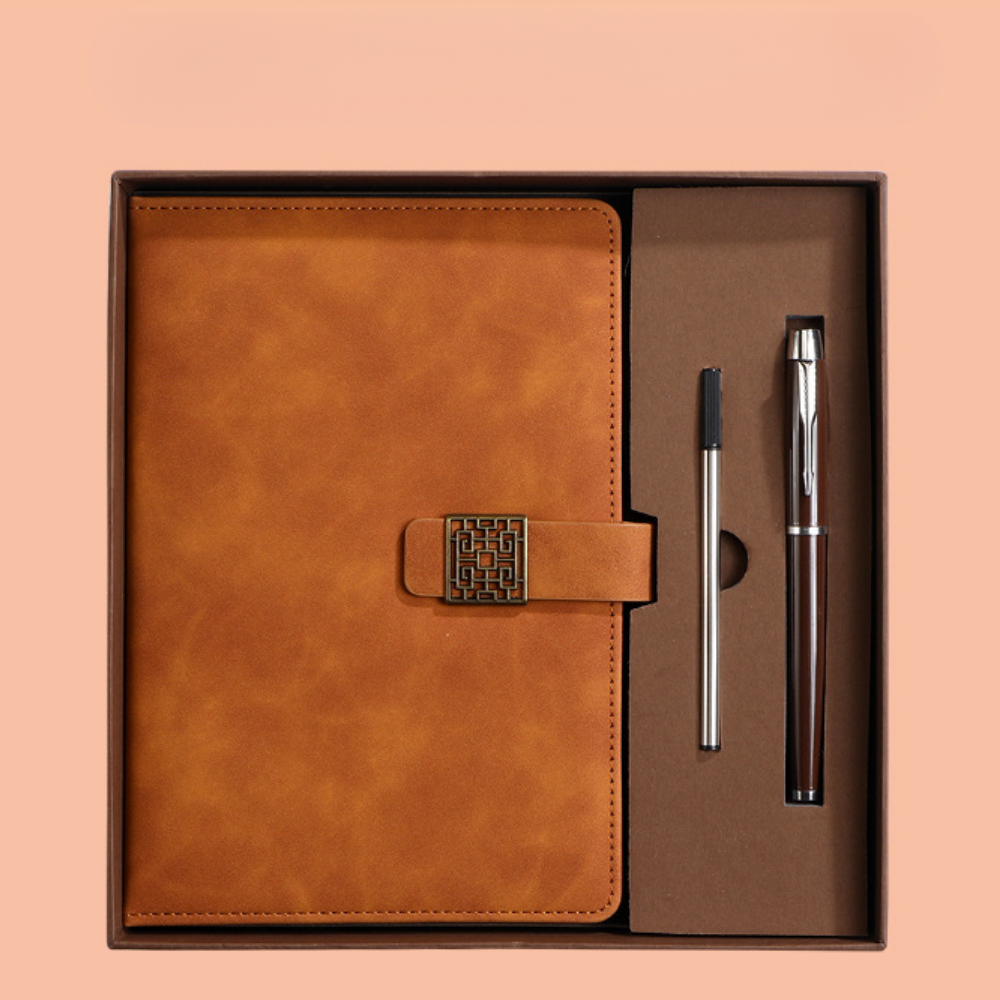 PrimeLedger – A5 Business Notitieboek Cadeauset
