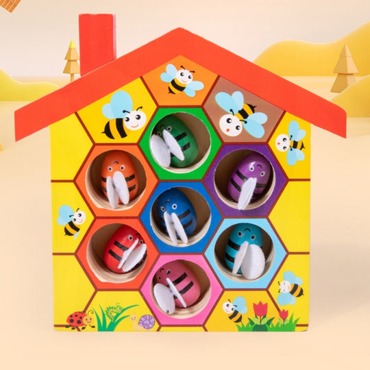 BeeMatch – Houten Bijenkorf Sorteerspel
