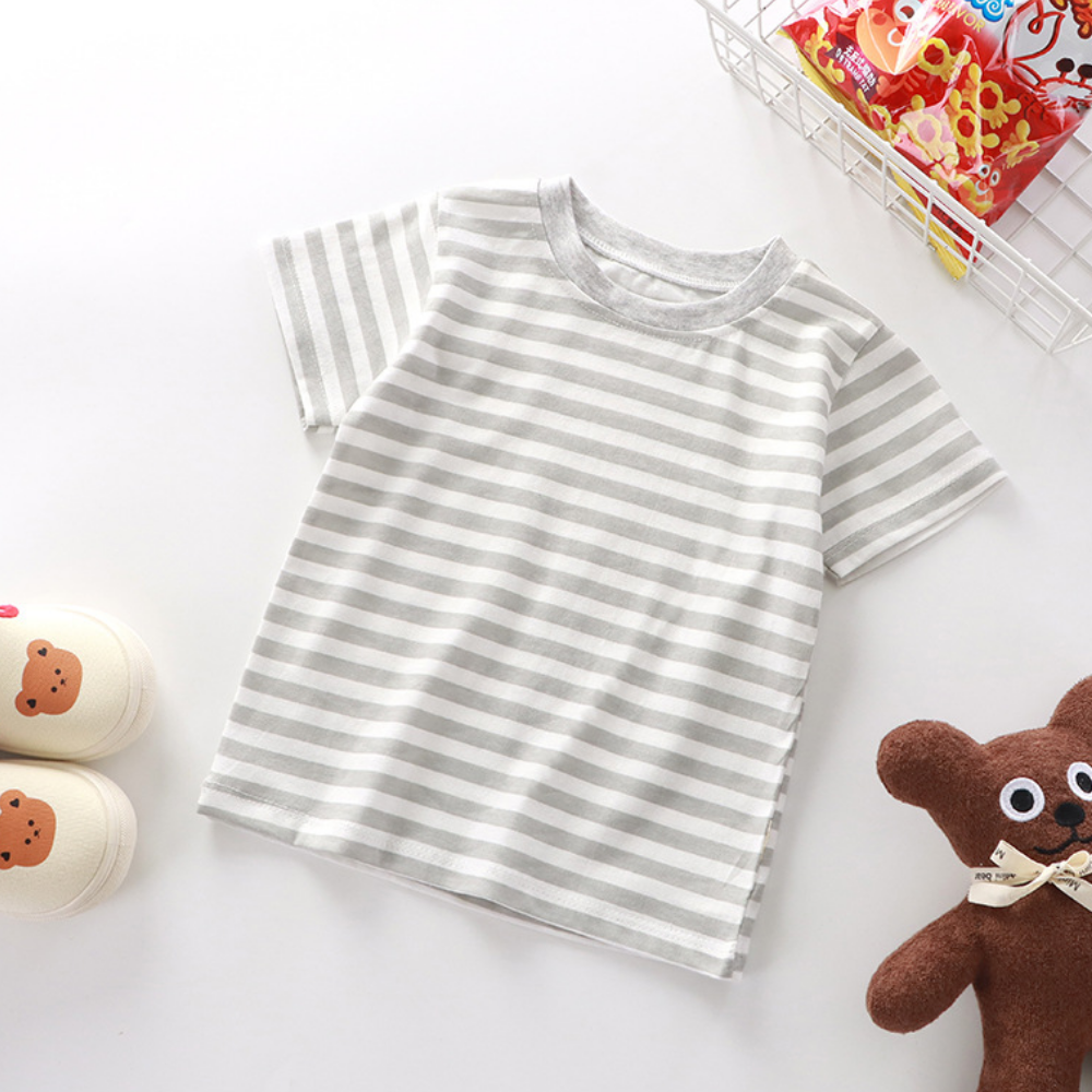 StripeJoy – Gestreept Kinder T-shirt