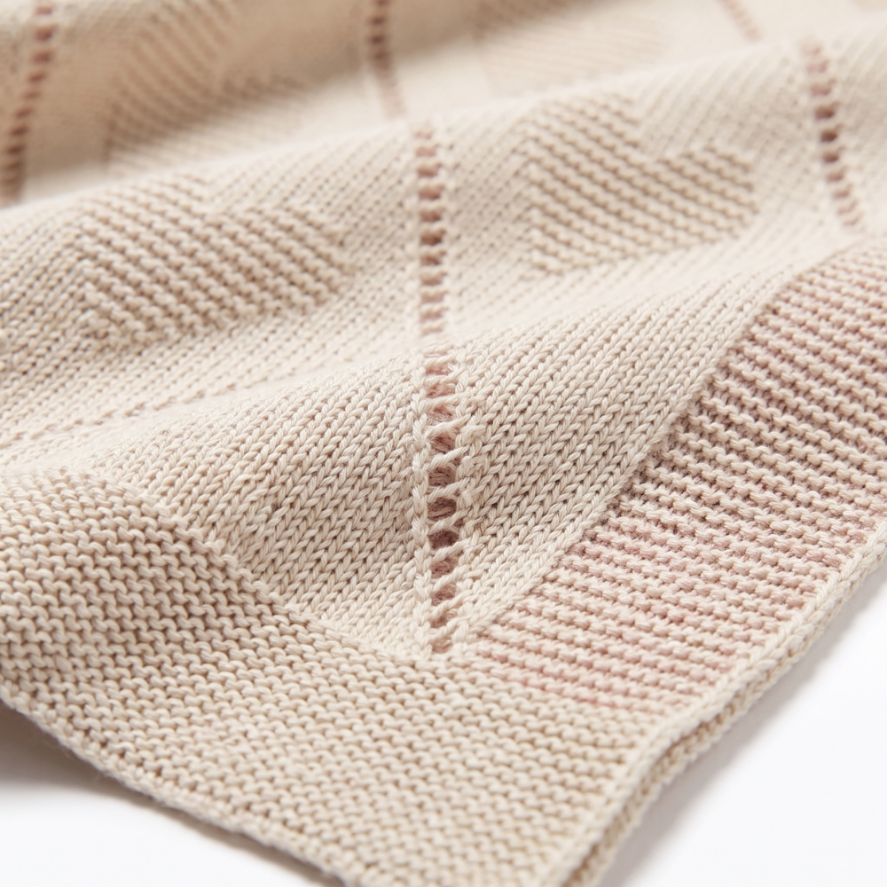 CozyCotton – Soft Cotton Knitted Baby Blanket, Cosy Comfort for Babies