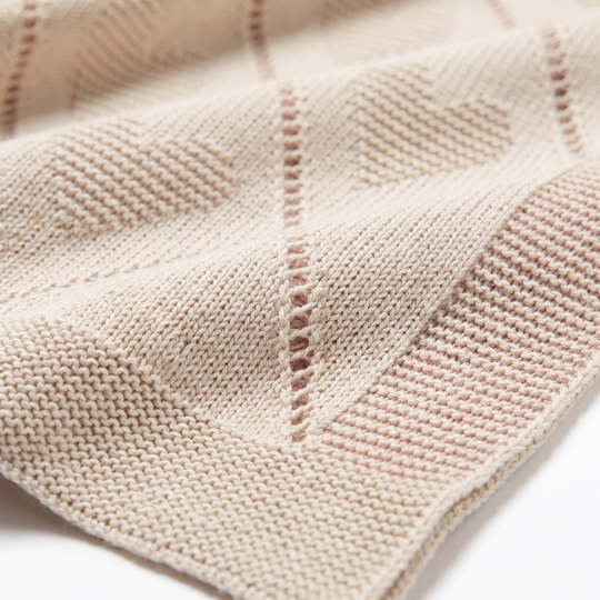 CozyCotton – Soft Cotton Knitted Baby Blanket, Cosy Comfort for Babies