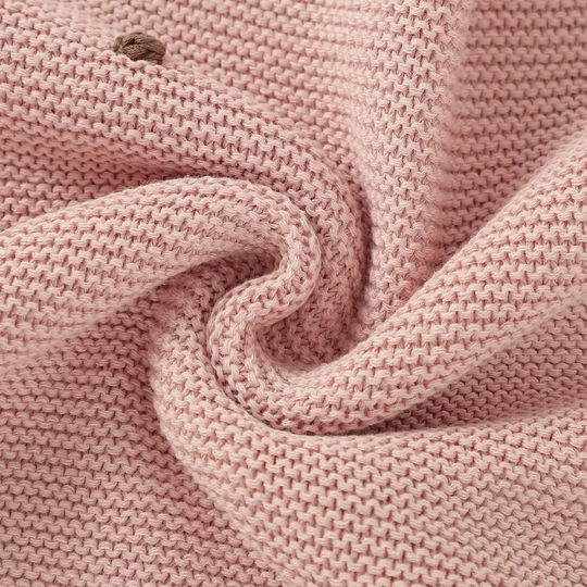 CozyCotton – Zachte Katoenen Gebreide Deken – Comfort voor Baby’s