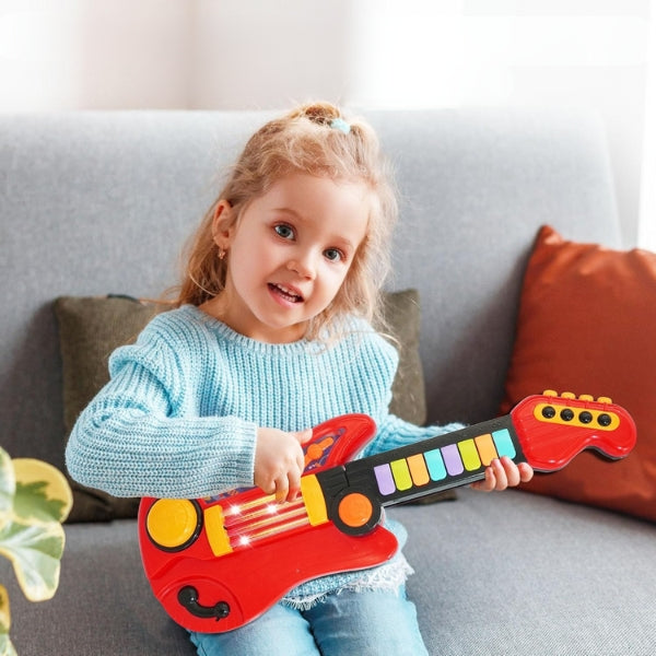 MiloTunes™ – Interactieve Gitaar & Piano – Muzikaal Speelplezier voor Peuters