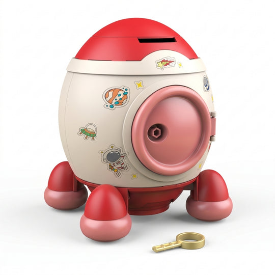 RocketSave – Raket Spaarpot met Sleutel