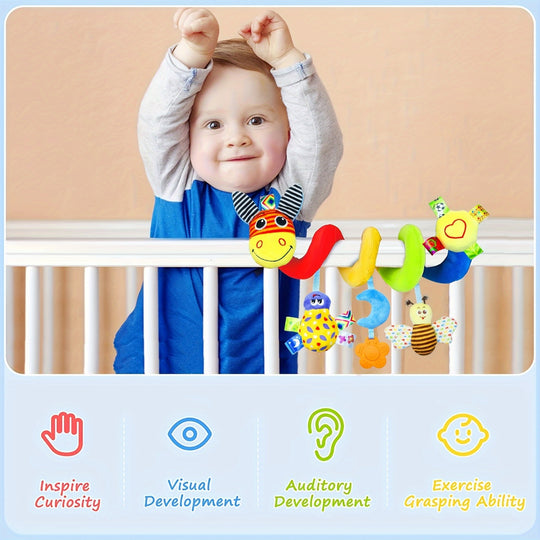 SpiraLoom™ – Baby Spiraal Mobile – Hangend Sensorisch Speelgoed