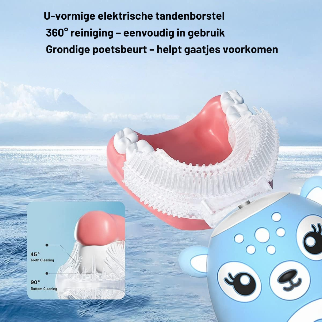 MiloBrush™ – Deer 360° Kindertandenborstel Veilig Leuk