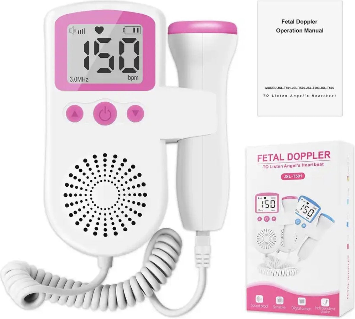 HeartLink™ Zwangerschapsdoppler - Luister Naar het Hartje van je Baby