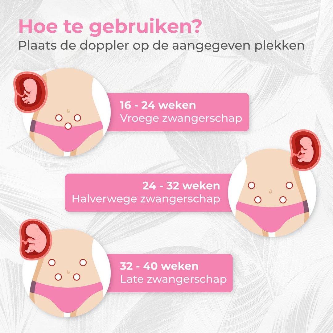 HeartLink™ Zwangerschapsdoppler - Luister Naar het Hartje van je Baby