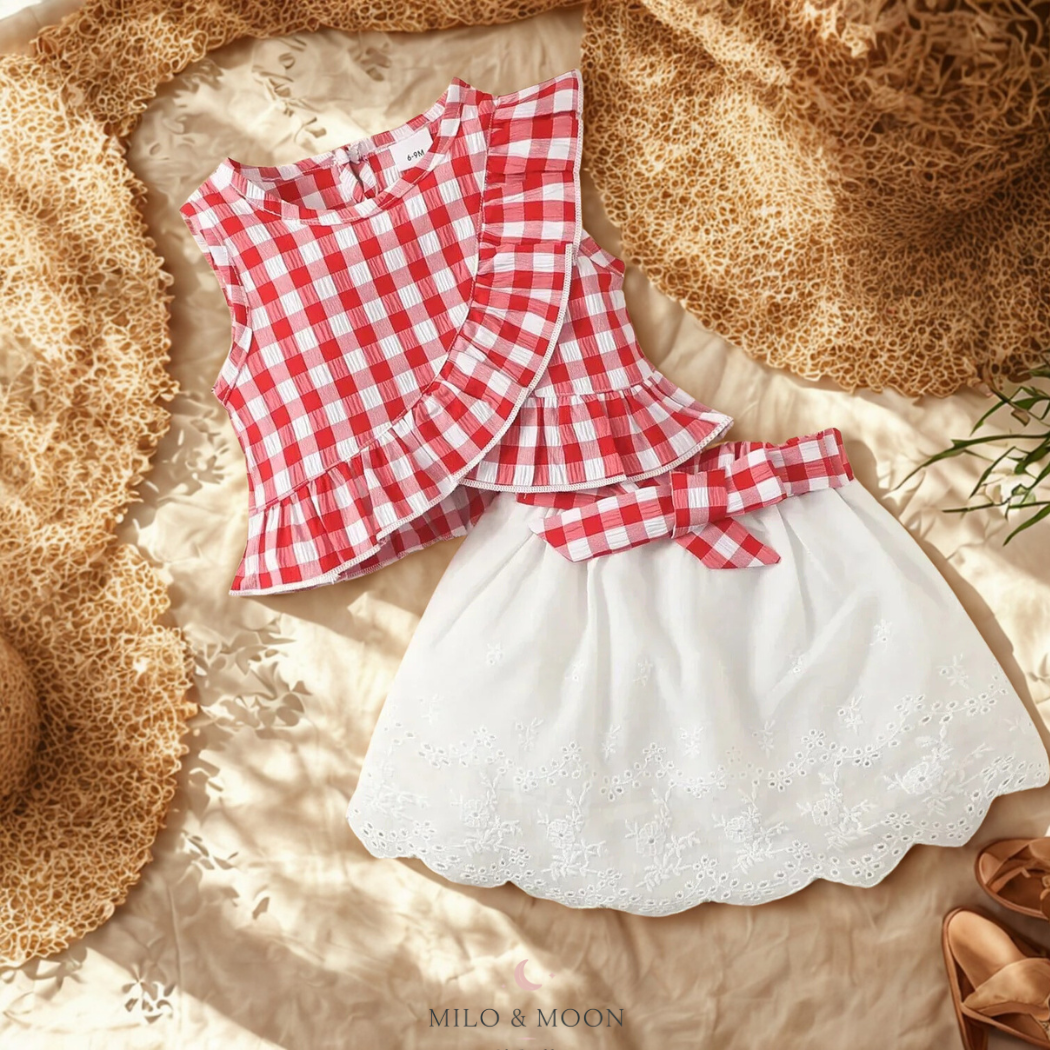 Zomerbriesje™ Set – Top & Short voor Meisjes