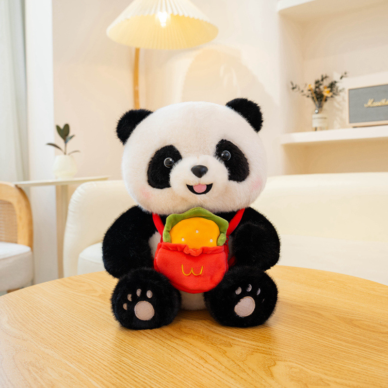 PandaTreats™ – Zachte Panda Knuffel met Accessoires