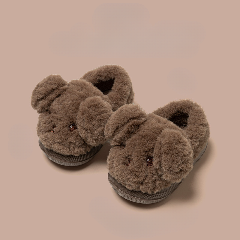 CozyPup – Pluche Hond Kinder Pantoffels