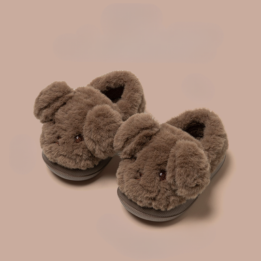 CozyPup – Pluche Hond Kinder Pantoffels