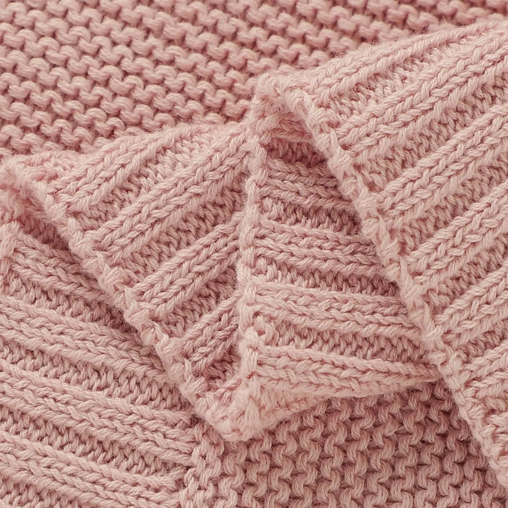 CozyCotton – Zachte Katoenen Gebreide Deken – Comfort voor Baby’s
