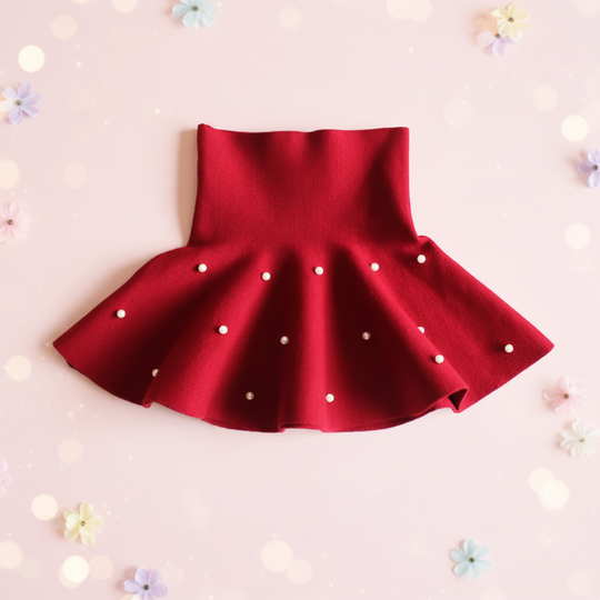 Perlette rok met pareldetails - Milo & Moon