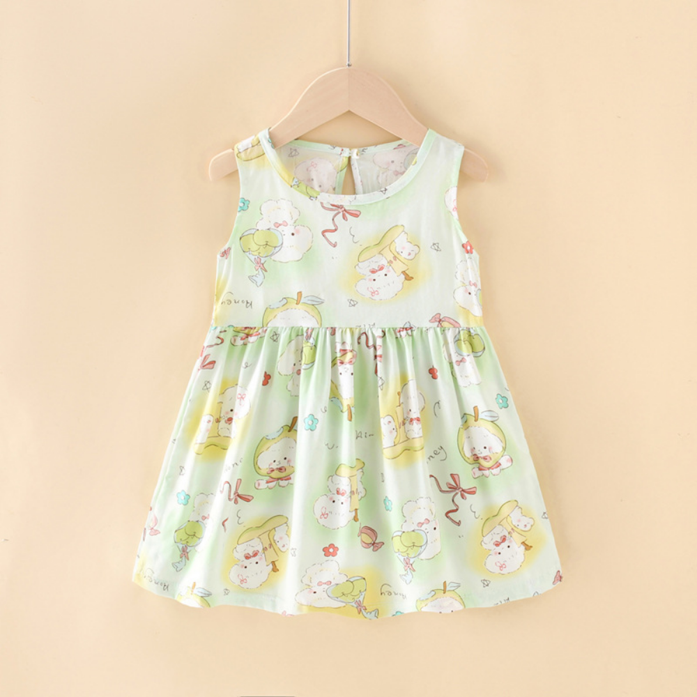 BloomBelle – Meisjes Zomerjurk zonder Mouwen