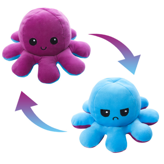MoodFlip – Omkeerbare Octopus Knuffel
