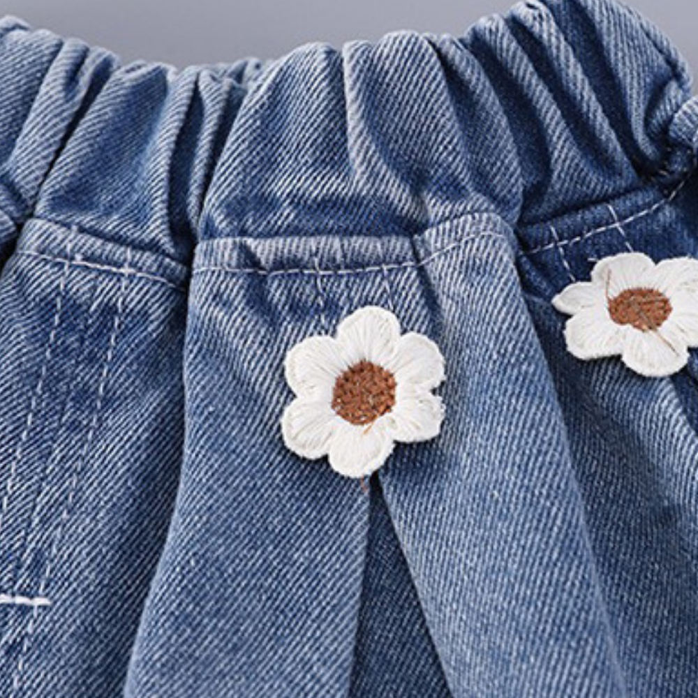 DenimBloom – 2-delige Kledingset voor Meisjes