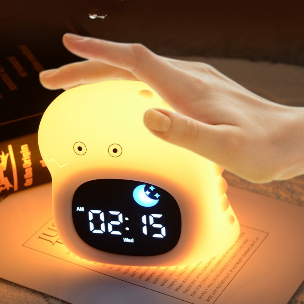 SleepPals – Siliconen Dierenwekker met Nachtlampje