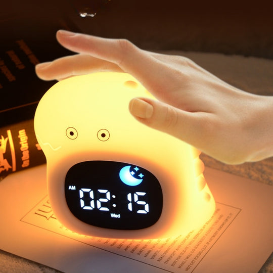 SleepPals – Siliconen Dierenwekker met Nachtlampje