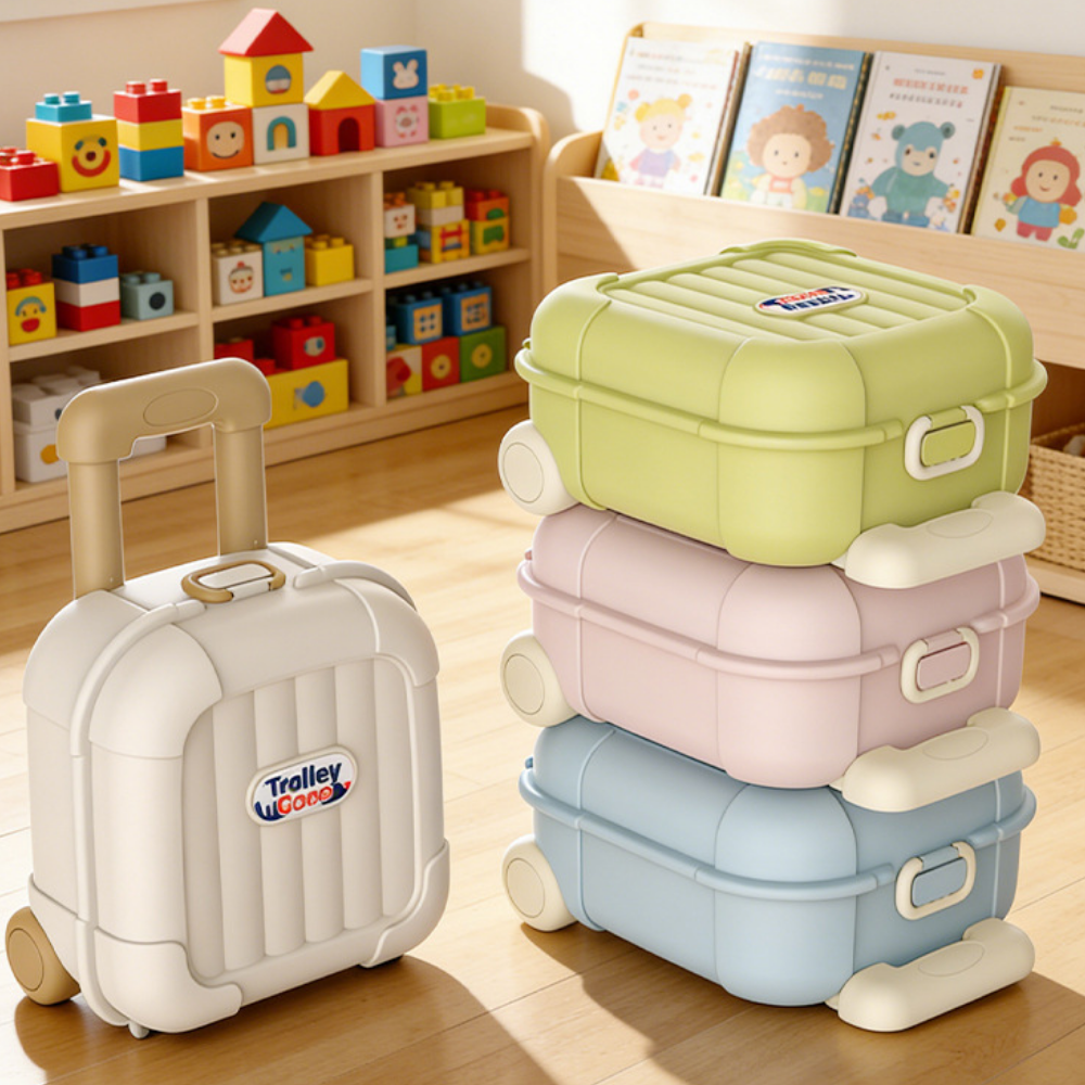 TravelTidy – Kinder Opbergkoffer met Wieltjes