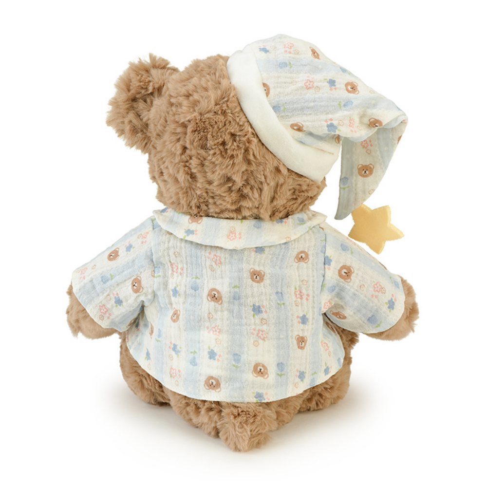 TeddyMia – Zachte Teddybeer in Gestreepte Pyjama