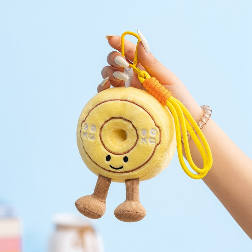 GymCuddle – Fitness Knuffel Sleutelhanger met Speels Design