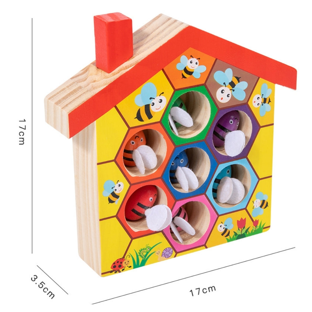 BeeMatch – Houten Bijenkorf Sorteerspel