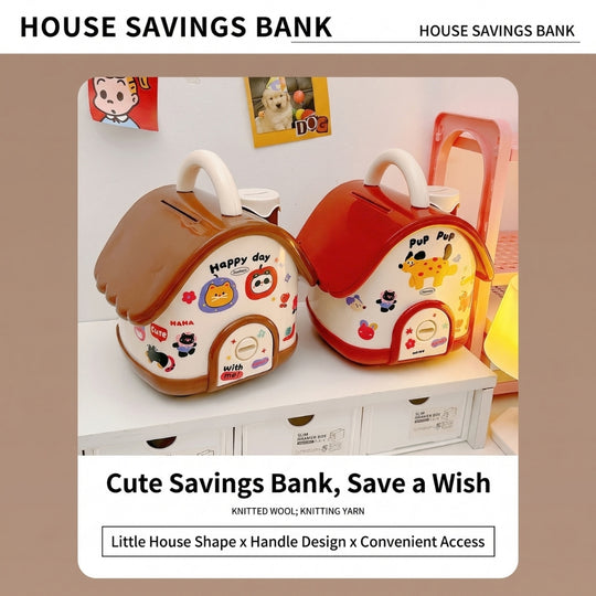 SaveHouse – Huisvormige Spaarpot