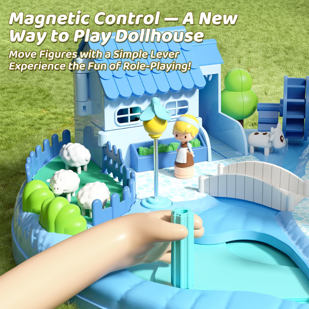 CityCastle – Magnetisch Poppenhuis met Licht en Muziek
