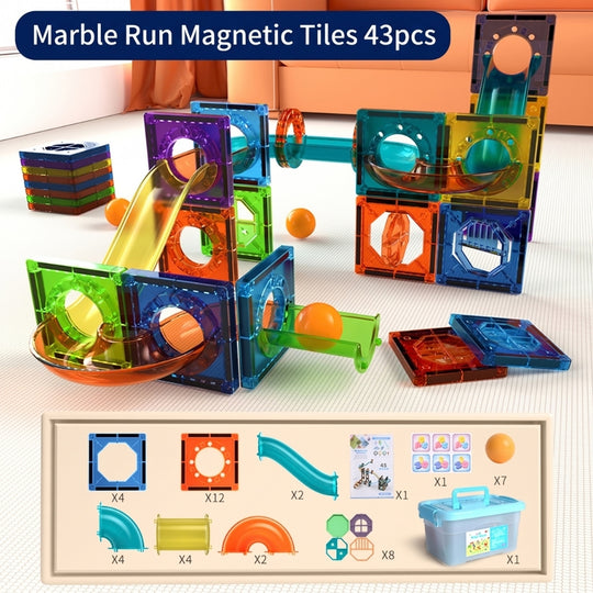 PrismTrack – Magnetische Knikkerbaan Bouwset