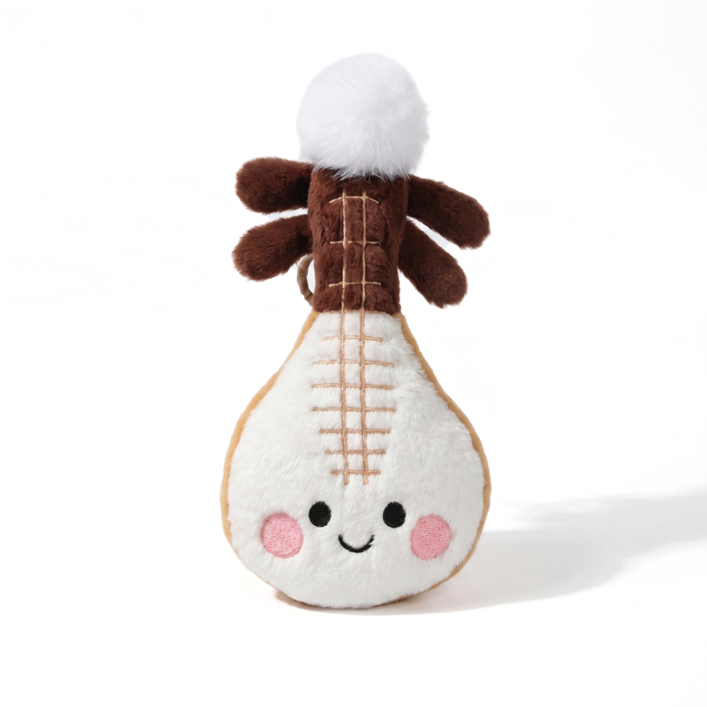StringCharm – Pipa, Gitaar & Viool Knuffel Sleutelhanger